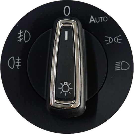 Mcar Car Light Switch for Seat Ibiza 10pin Black