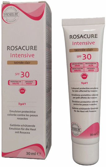 Synchroline Rosacure Intensive Clair Γαλάκτωμα Προσώπου Ημέρας με Χρώμα και SPF30 για Ενυδάτωση, Ατέλειες & Ακμή 30ml