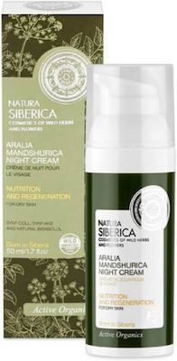 Natura Siberica Aralia Mandshurica 24h Feuchtigkeitsspendend Creme Gesicht Nacht 50ml