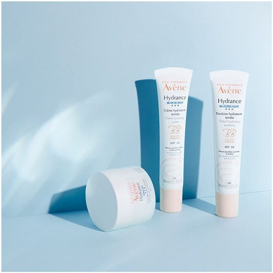 Eau Thermale Avène Hydrance BB Rich 24ωρο Γαλάκτωμα Προσώπου Ημέρας με SPF30 για Ενυδάτωση & Ατέλειες 40ml