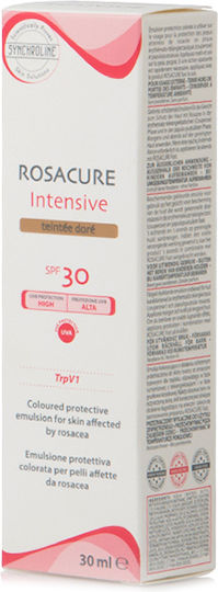 Synchroline Rosacure Intensive Dore Хидратиращ Крем за Лице с Цвят и SPF30 Против Несъвършенства и Акне 30ml