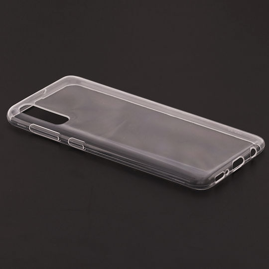 Techsuit Umschlag Rückseite Silikon Transparent (Galaxy A30s)
