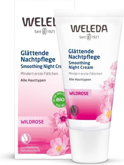 Weleda Wild Rose Κρέμα Προσώπου Νυκτός για Ενυδάτωση & Αντιγήρανση 30ml