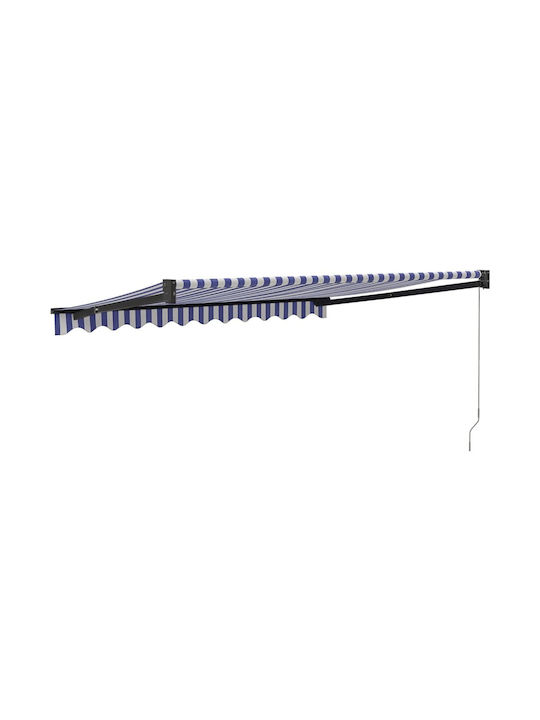 vidaXL Τέντα Βεράντας Μπλε 3x2.5m