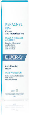 Ducray Keracnyl PP+ 24ωρη Κρέμα Προσώπου για Ατέλειες & Ακμή 30ml