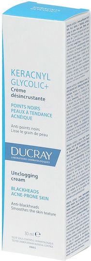 Ducray Keracnyl Glycolic+ 24h Cream Face 30ml