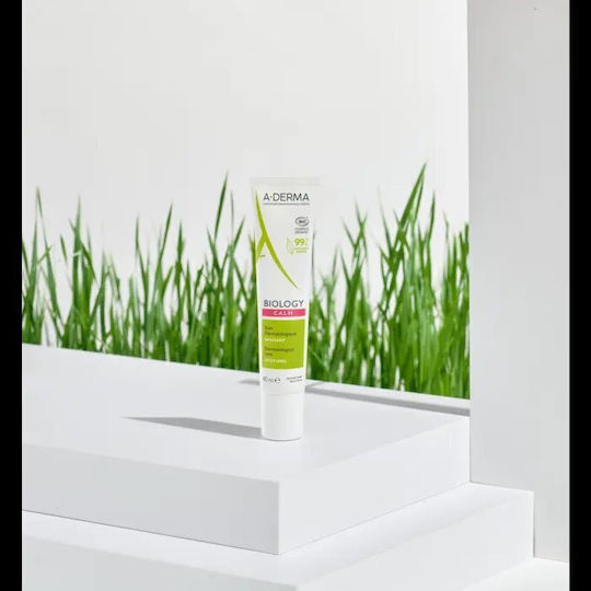 A-Derma Biology Calm 24-часов Хидратиращ Крем За Лице Против Зачервяване С Алое Вера 40ml