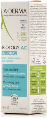 A-Derma Biology AC Global Хидратираща Крем За лице 40мл