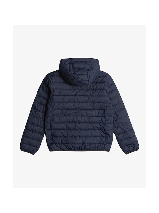 Quiksilver Kinderjacke Kurz mit Kapuze Blau