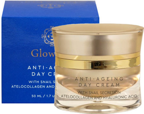 Glow Era Glow Era Κρέμα Προσώπου Ημέρας για Αντιγήρανση, Ανάπλαση & Πανάδες με Υαλουρονικό Οξύ & Κολλαγόνο 50ml
