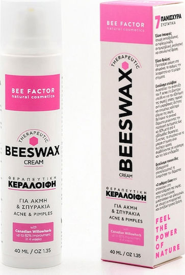 Bee Factor 24ωρη Ρυθμιστική Κρέμα Προσώπου Ημέρας κατά της Ακμής 40ml