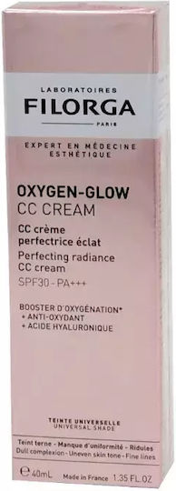 Filorga Oxygen-Glow CC Cremă Hidratantă De Față De Zi Cu SPF30 Și Acid Hialuronic 40ml