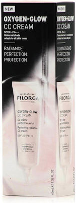 Filorga Oxygen-Glow CC Κρέμα Προσώπου Ημέρας για Ενυδάτωση με Υαλουρονικό Οξύ 40ml