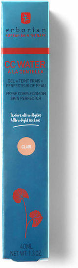 Erborian Water A La Centella CC Clair Light Gel Face Day with SPF25 with Centella Asiatica 40ml