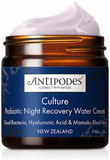 Antipodes Culture Cremo de Față de Noapte pentru Hidratare Reconstrucție și Imperfecțiuni cu Acid Hialuronic și Probiotice 60ml