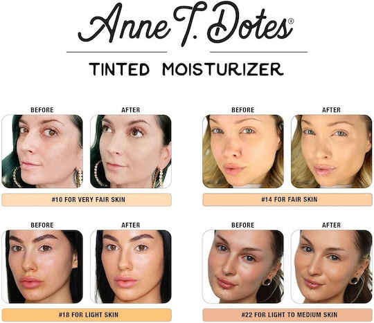 theBalm Anne T Dotes Оцветен Дневен Крем За Лице с SPF18 за Хидратация и Несъвършенства по Кожата с Алое Вера 30мл