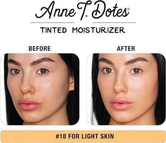 theBalm Anne T Dotes Оцветен Дневен Крем За Лице с SPF18 за Хидратация и Несъвършенства по Кожата с Алое Вера 30мл