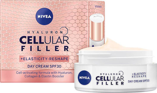 Nivea Cellular Hyaluron Filler +Elasticity Reshape Κρέμα Προσώπου Νυκτός για Ενυδάτωση, Αντιγήρανση & Σύσφιξη με Υαλουρονικό Οξύ 50ml