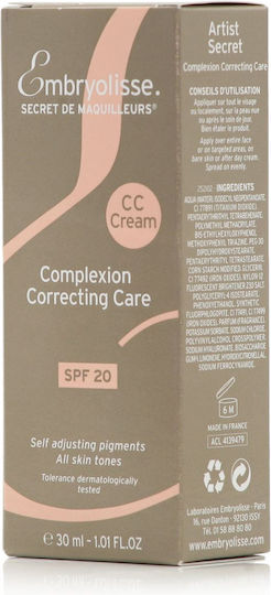 Embryolisse Artist Secret CC Cream Face Day with SPF20 30ml