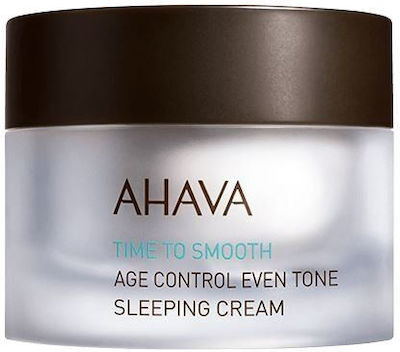 Ahava Time to Smooth Feuchtigkeitsspendend Creme Gesicht Nacht mit Vitamin C 50ml