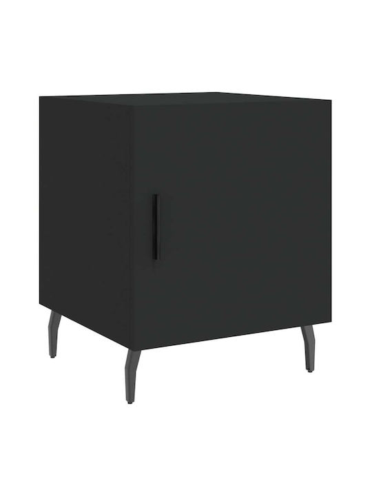 Noptiere Negre 2buc 40x40x50cm