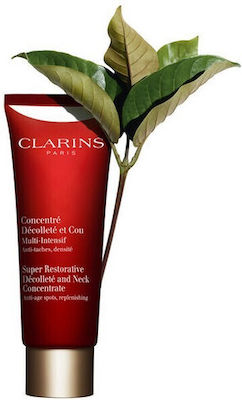 Clarins Super Restorative Αnti-aging & Moisturizing Day/Night Cream for Neck Suitable for All Skin Types 75ml