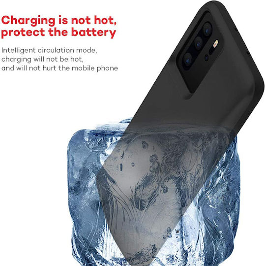 Techsuit Back Cover Σιλικόνης Μαύρο (Huawei P30 Pro)