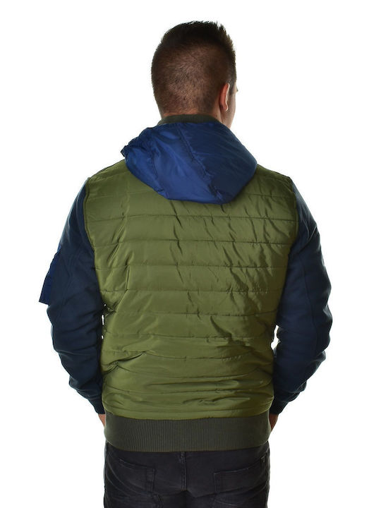 Winter Jacket Puffer Khaki