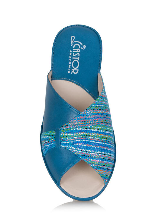 Anatomische Damenplattformen Blau