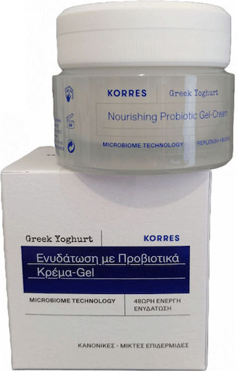 Korres Greek Yoghurt Probiotic Rich 48h Gel-Cream Face with Aloe Vera 40ml