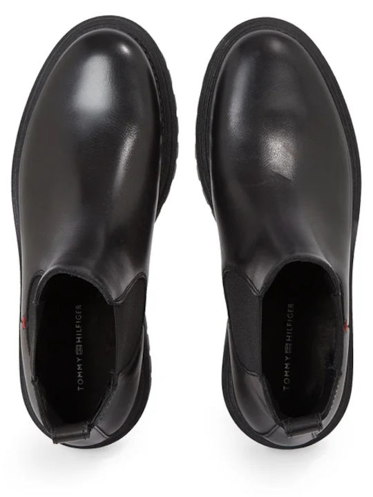 Piele Negru Ghete barbati