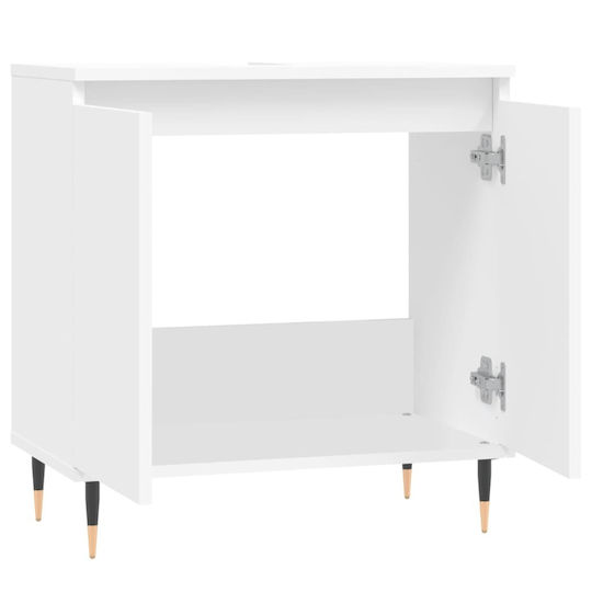 vidaXL Countertop without Sink L58xW33xH60cm White