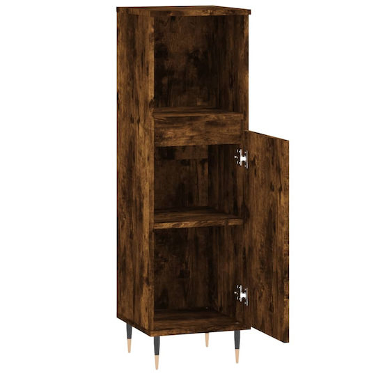 vidaXL Waschtisch ohne Waschbecken L30xB30xH100cm Eiche