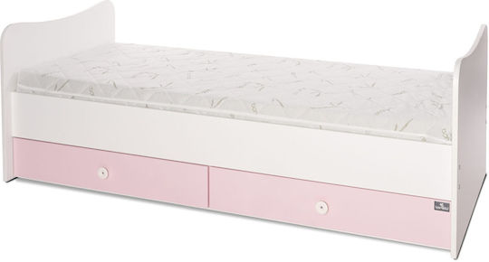 Lorelli Πολυμορφική Κούνια Combo White / Orchid Pink με Συρτάρι