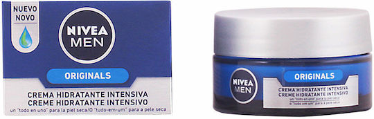 Nivea Originals Интензивен 24-часов Хидратиращ Мъжки Дневен Крем за Лице с Пантенол 50ml