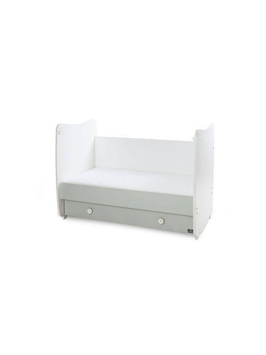 Lorelli Βρεφική Κούνια Πολυμορφική Dream White / Milky Green για Στρώμα 60x120cm