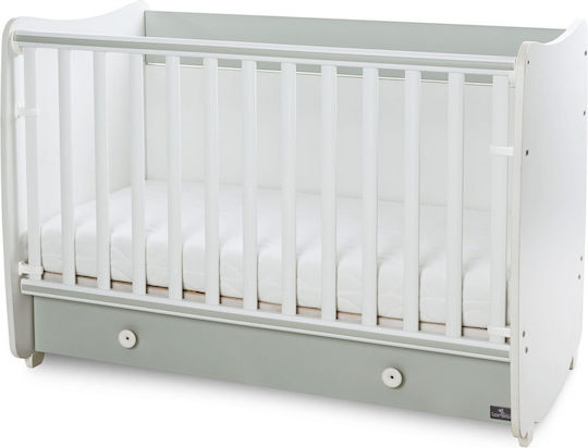 Lorelli Cabrio Babybett Dream Weiß/Milchgrün mit Schublade