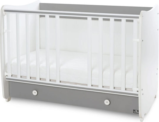 Lorelli Πολυμορφική Κούνια Dream White/Stone Grey με Συρτάρι