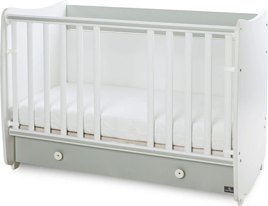 Lorelli Cabrio Babybett Dream Weiß/Milchgrün mit Schublade