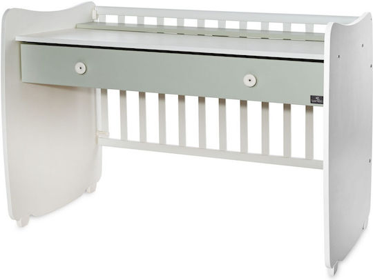 Lorelli Cabrio Babybett Dream Weiß/Milchgrün mit Schublade