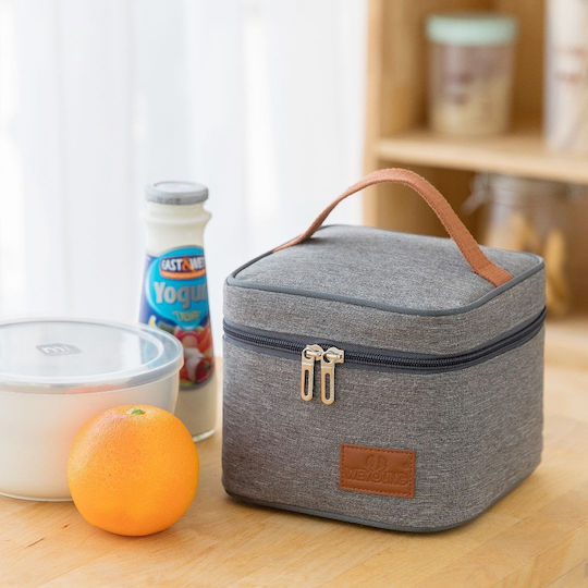 Schulische Isothermische Hand-Lunch-Tasche Gray