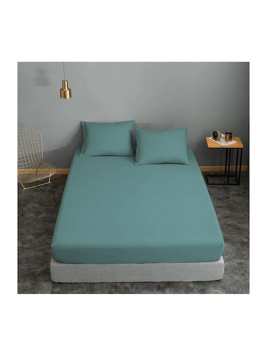 Le Blanc Sheet Double 200x240cm. Petrol
