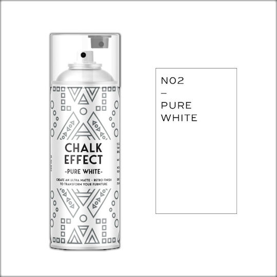 Cosmos Lac Chalk Effect Chalk Spray No2 Pure White 400ml N02
