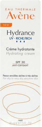 Eau Thermale Avène Hydrance UV Rich 24h Cream Face Day with SPF30 40ml