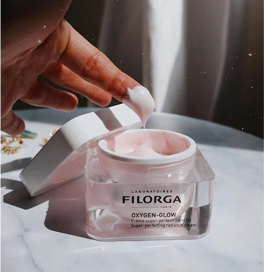 Filorga Oxygen Glow Κρέμα Προσώπου για Ενυδάτωση & Σύσφιξη με Υαλουρονικό Οξύ 50ml