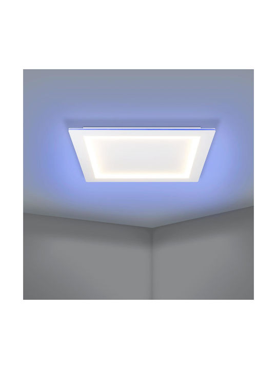 Eglo Padrogiano-Z Smart Ceiling Mount Light 59.5cm White with Integrated LED and Remote Control