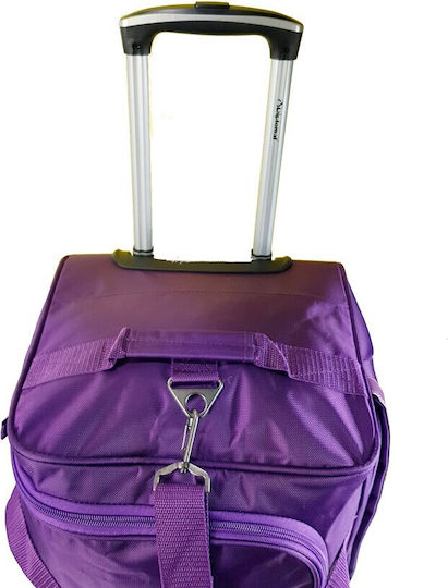 Diplomat ZC Sack Voyage 46lt Purple with Wheels Fabric Length 55xWidth 30xHeight 31cm