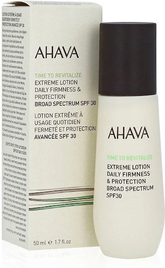 Ahava Time to Revitalize Λοσιόν Προσώπου Ημέρας με SPF30 για Ενυδάτωση & Σύσφιξη 50ml