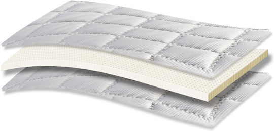 Orion Strom Mattress Topper 890 Filoxenia Energy Cool Max Extra Memory Gel 3D Semi-Double Memory Gel with Removable Cover 110x200x5cm