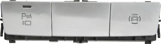 NTY parking Car Hazard Switch for Audi A6 / A7 / Q8 Silver
